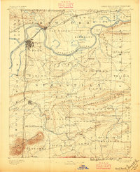 Old Historical Maps of Fort Smith, AR | Pastmaps